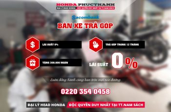 Bán xe Honda trả góp