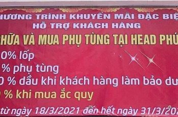 CHƯƠNG TRÌNH KHUYẾN MẠI THÁNG 03/ 2021