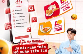 Một chạm tải app, Triệu ưu đãi hời – Tải My Honda+ ngay!