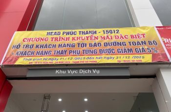 CHƯƠNG TRÌNH KHUYẾN MẠI ĐẶC BIỆT TẠI HEAD PHÚC THANH!