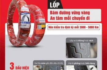 DẤU HIỆU CẦN THAY LỐP XE MÁY!
