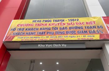 THÁNG 7 – BẢO DƯỠNG XE, TIẾT KIỆM HƠN TẠI HEAD PHÚC THANH!
